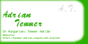 adrian temmer business card
